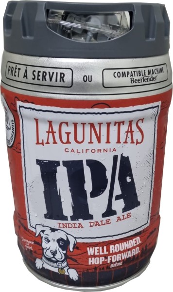 Lagunitas Bière blonde IPA 6.2% fut pression 5l wegwerp partyvat