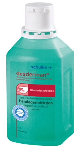 Schülke Desderman | 3 x 500ml | Handdesinfecterend middel | ontsmettingsmiddel