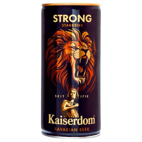 12 x 1L Kaiserdom sterke Doppelbock 8,5% vol. Sterk bier uit Beieren in een blik van 1 liter