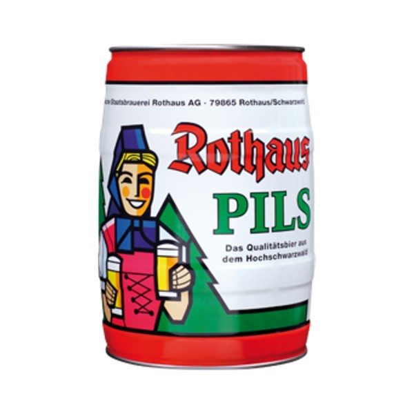 Rothaus Pils 5 L Partyfass 5,1% vol