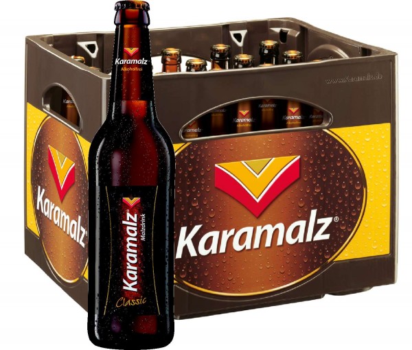 Karamalz Classic Malzdrink - Alkoholfrei 20x0,5l - Originalkiste MEHRWEG