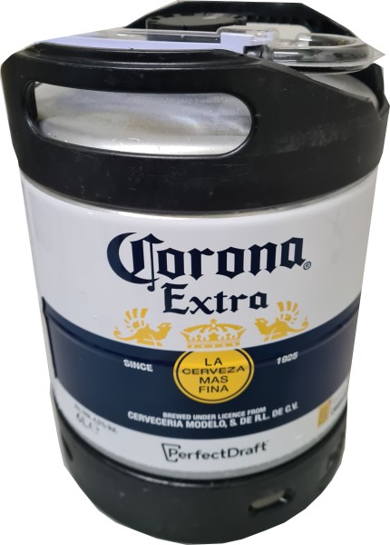 Corona Extra Perfect Draft 6 liter vat 4,5% vol. Herbruikbare aanbetaling