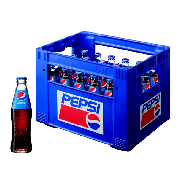 24 x Pepsi-Cola 0,2L Glasflasche MEHRWEG MHD: 30.08.24 Reduziert