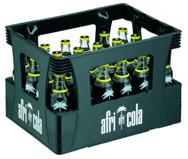 24 x Afri Cola 25mg 0,2L Originalkiste Glasflasche inkl.Mehrwegpfand