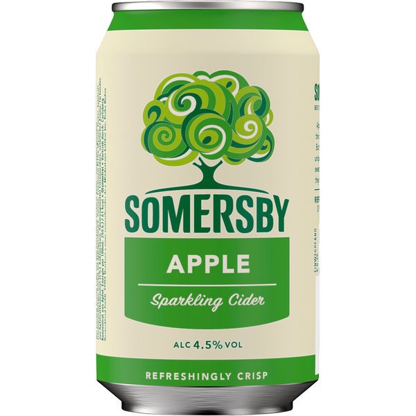 24 blikjes 0,33L Somersby Appelcider 4,5% vol. Cider-vri