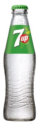 24 x Seven Up 0,2L limonade originele doos glazen fles herbruikbare statiegeld