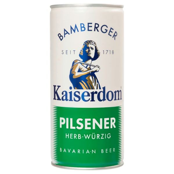 12 x 1L Kaiserdom Pilsener 4,9% vol.zurig-pikant 1 liter blik