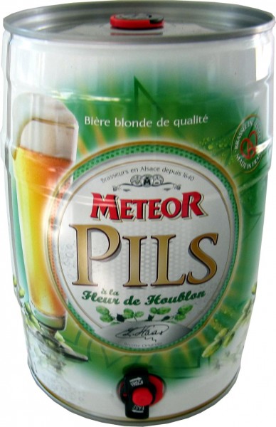 Meteor Pils 5 Liter Partyfass 5,0% vol.